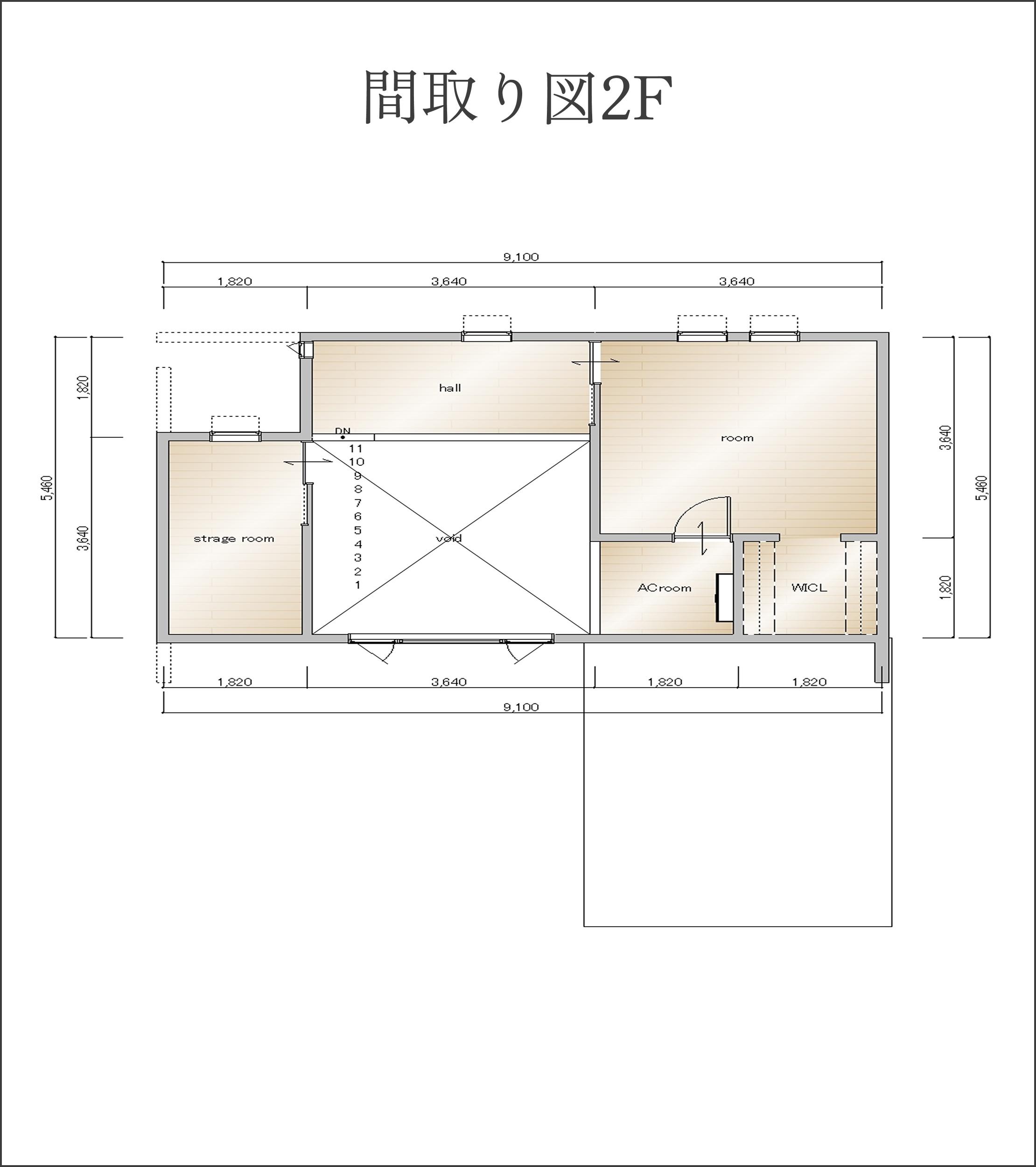 間取り図2F