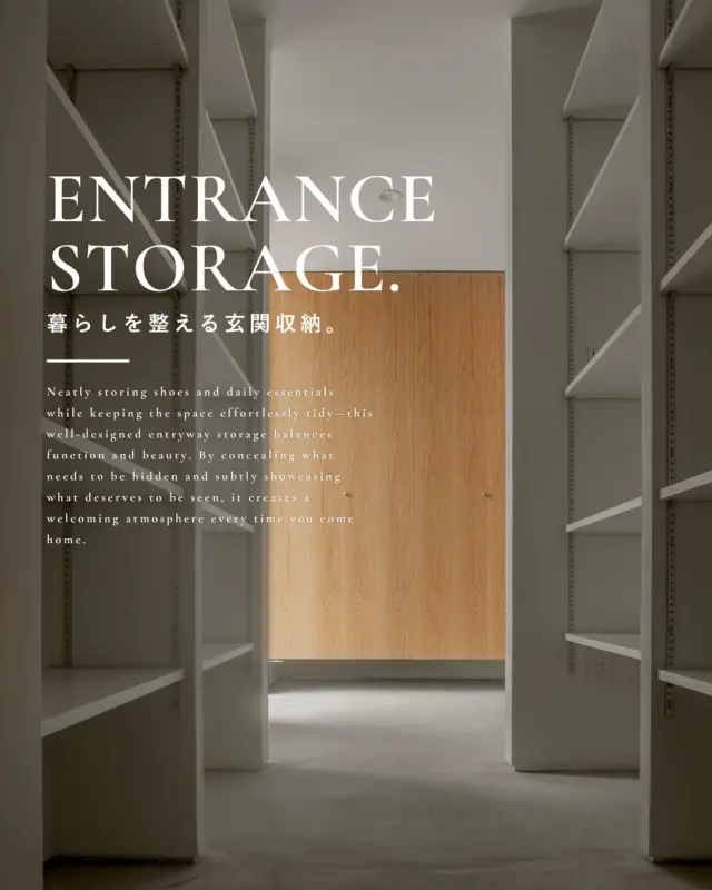 ▶︎暮らしを整える玄関収納。

今回は、機能性と美しさを両立させた
玄関収納をご紹介します🏠️

ぜひ皆様の家づくりの
参考にしてみてください✨

┈┈┈┈┈┈┈┈┈┈┈┈┈┈┈┈┈

他にも家づくりに役立つ情報や、
「あったらイイな」を詰め込んだ
住まいを紹介しています。
☛ ＠koeijuken_kiyosuから
お気に入りの投稿を探してみてください🪑

┈┈┈┈┈┈┈┈┈┈┈┈┈┈┈┈┈

￣￣￣￣￣￣￣￣￣￣￣￣￣￣￣￣￣

”家づくりの始まりに、家族の笑顔とわくわくを。”

家づくりを考え始める時、
家族みんなが楽しめる
こだわりがあるといい。

デザインも暮らしやすさも
こだわりも妥協しない。

私たち幸栄住建は、そんな笑顔があふれる 
こだわりをカタチにする家づくりを
行ってまいります。

詳しくはHPをご覧ください✨

￣￣￣￣￣￣￣￣￣￣￣￣￣￣￣￣￣
#工務店 #新築 #注文住宅 #間取り #一戸建て #新築マイホーム #新築一戸建て #家づくり #マイホーム計画 #施工例 #新築住宅 #マイホーム作り #お家づくり #木造住宅 #新築戸建 #こだわりの家 #デザイン住宅 #後悔しない家づくり #失敗しない家づくり #愛知県工務店 #愛知県注文住宅 #清須市工務店 #自然素材の家 #無垢材の家 #木の家づくり #趣味の家 #快適動線 #玄関収納